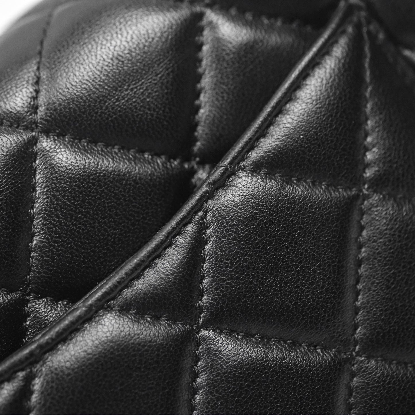 Chanel Quilted Classic Wallet on Chain WOC Black Lambskin Gold Hardware