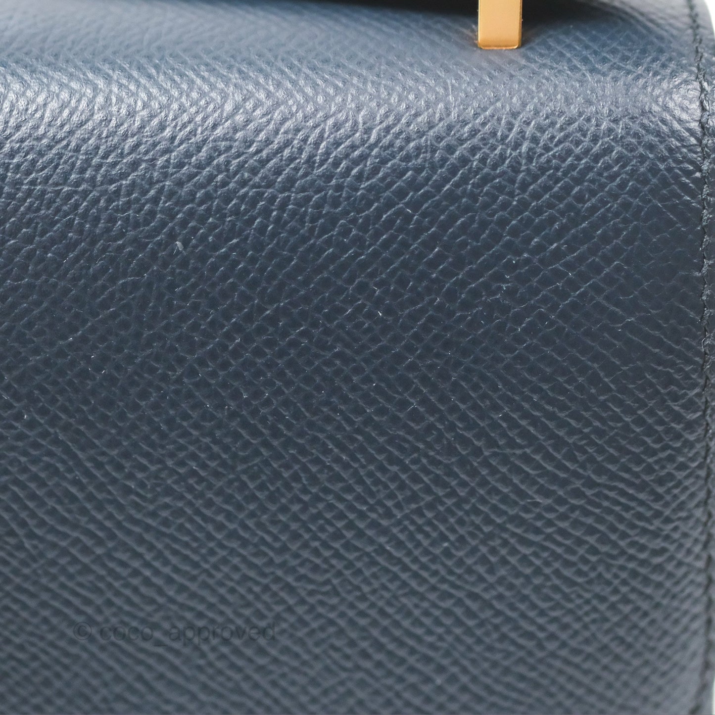 Hermès Constance Mini 18cm Bleu Nuit 2Z Epsom Rose Gold Hardware