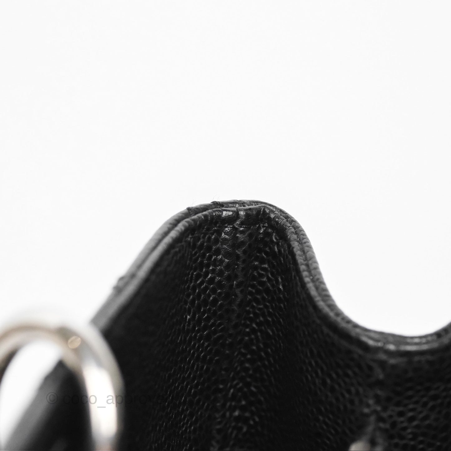 Chanel GST Black Caviar Silver Hardware
