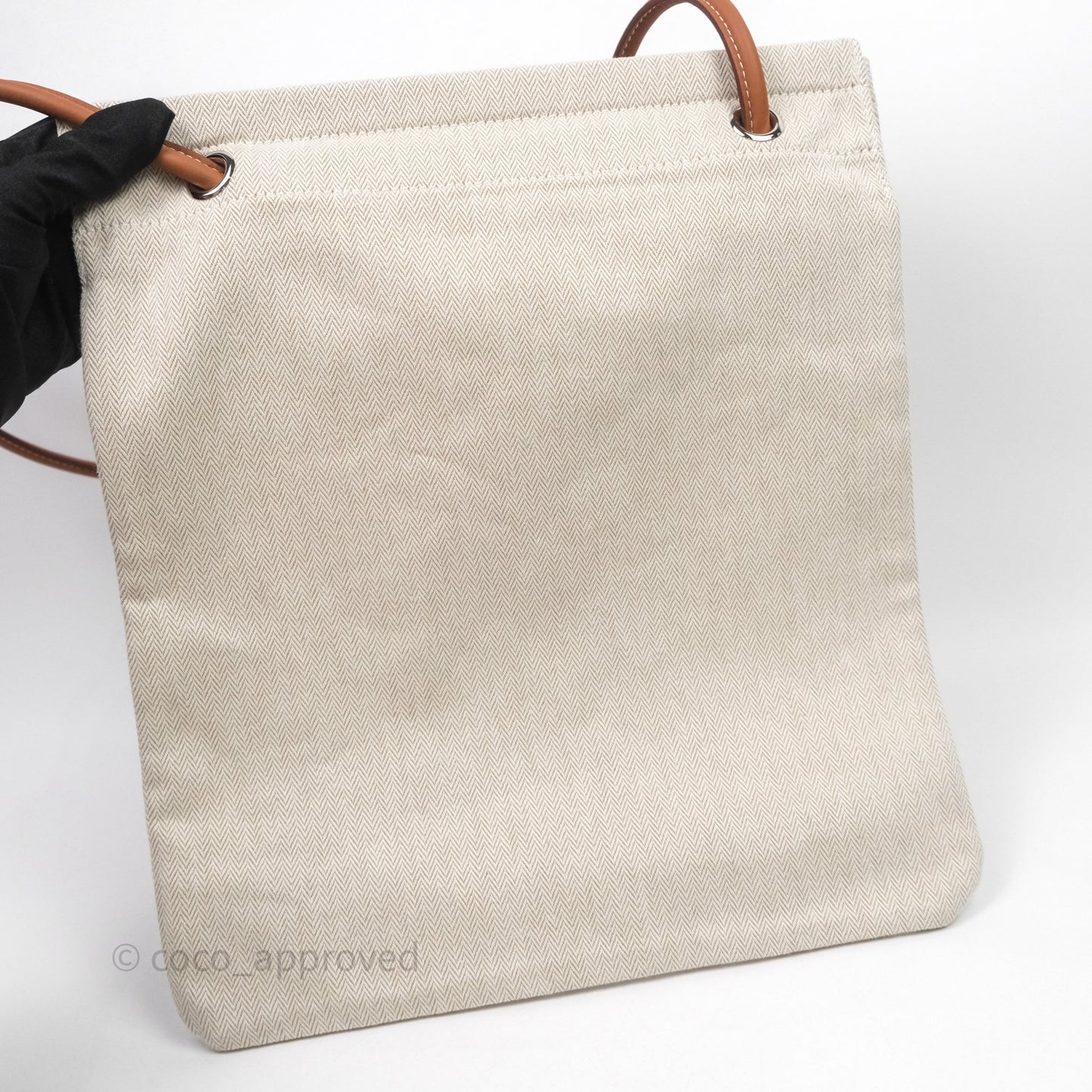 Hermès Aline Canvas Tote Bag
