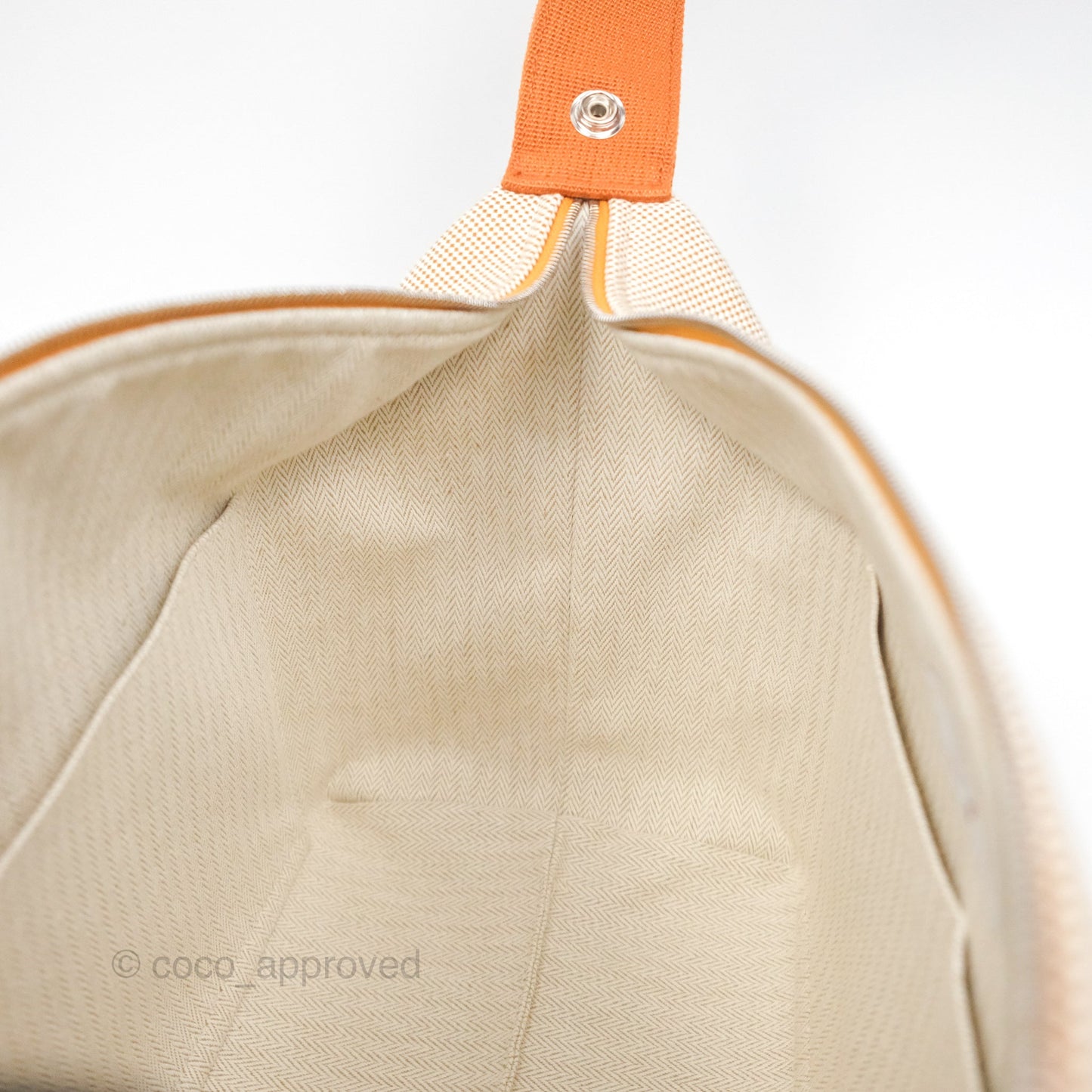 Hermès Large Bride-A-Brac Cabriole Canvas
