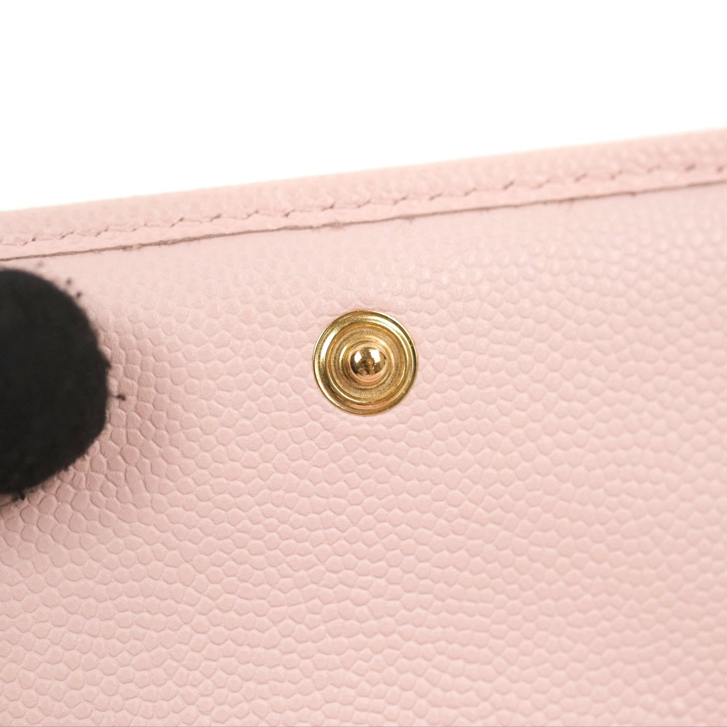 Chanel Quilted Small Classic Flap Trifold Wallet Pink Caviar Gold Hardware