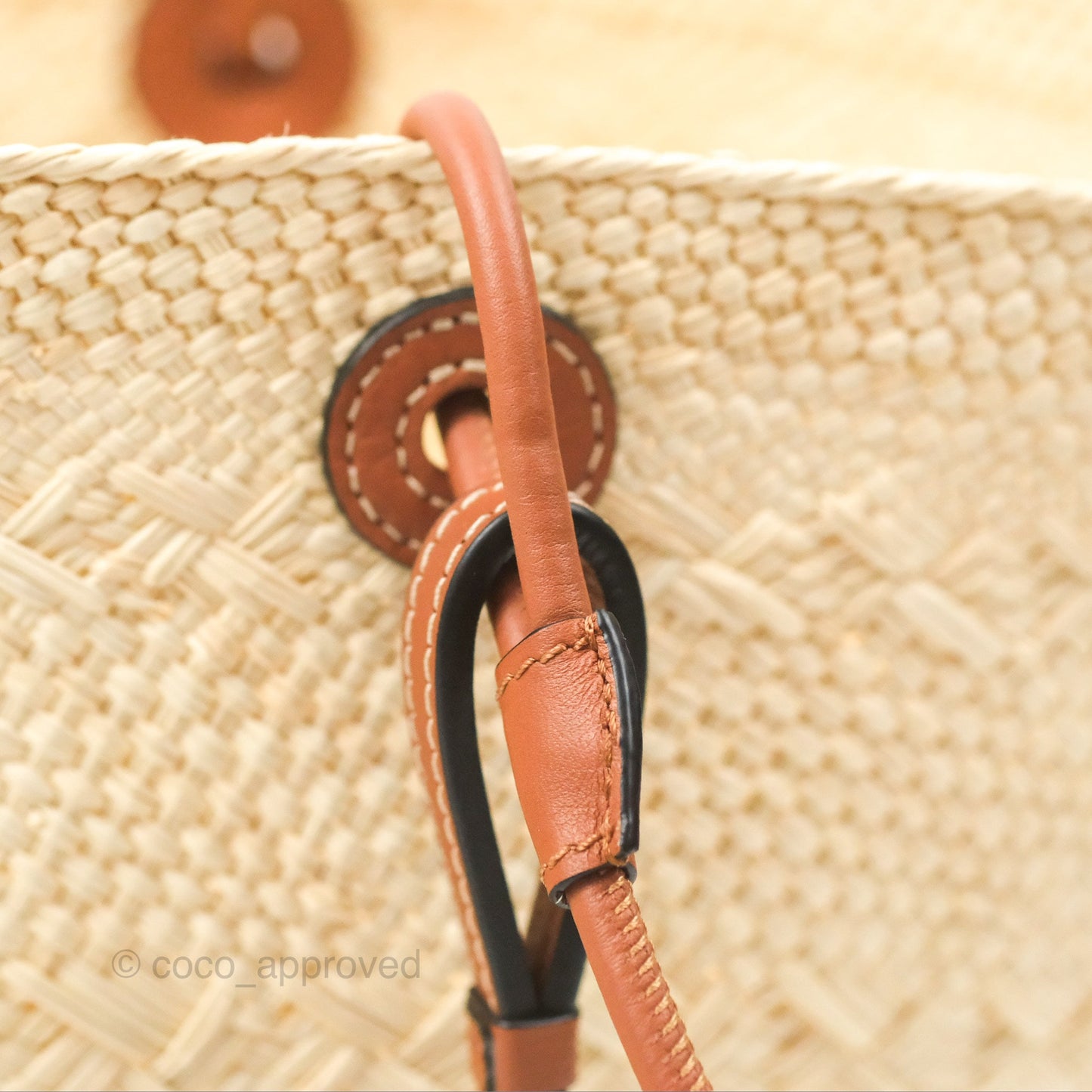 Loewe x Paula’s Ibiza Woven Anagram Basket Bag Natural/Tan
