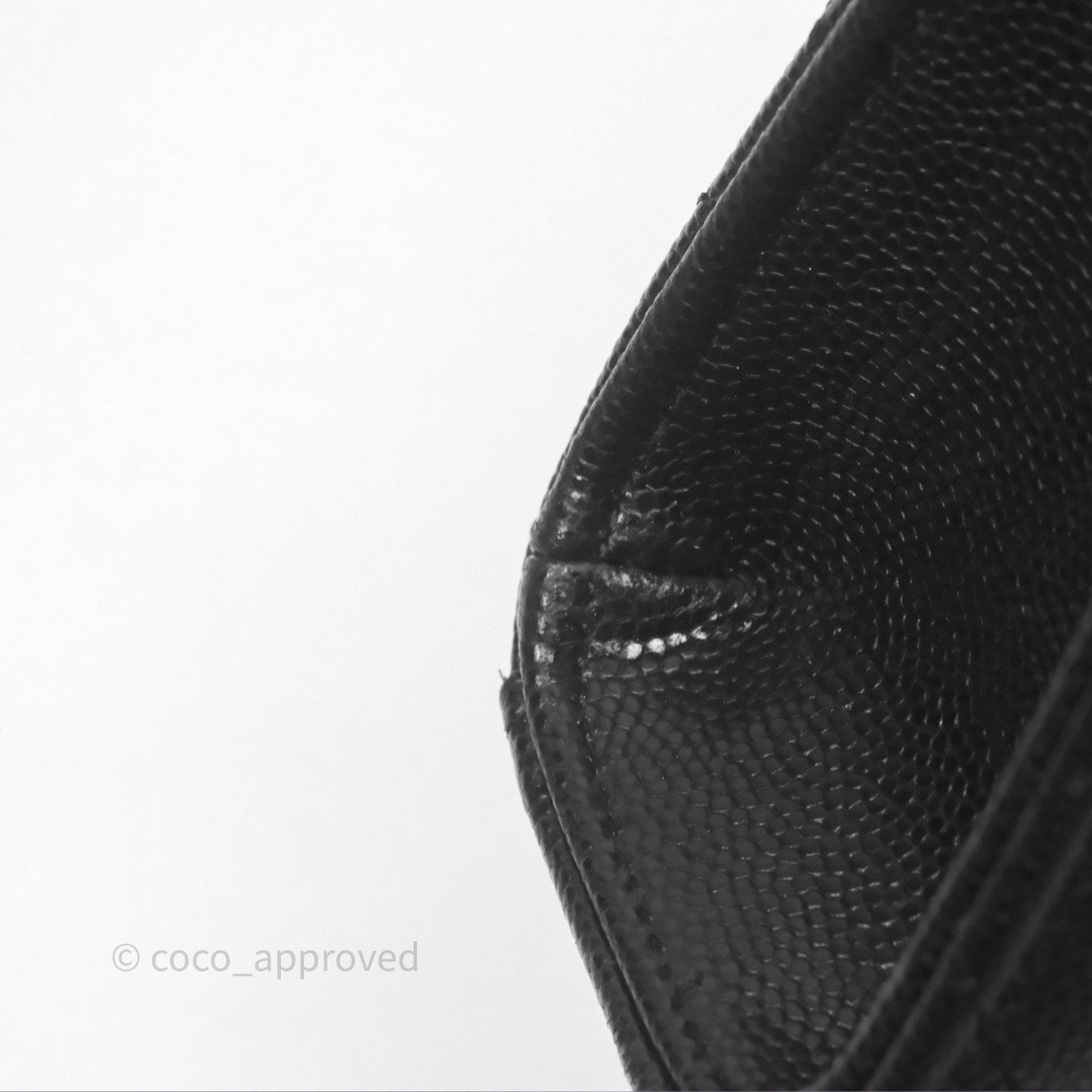 Chanel Kelly Clutch With Chain Black Caviar Gold Hardware