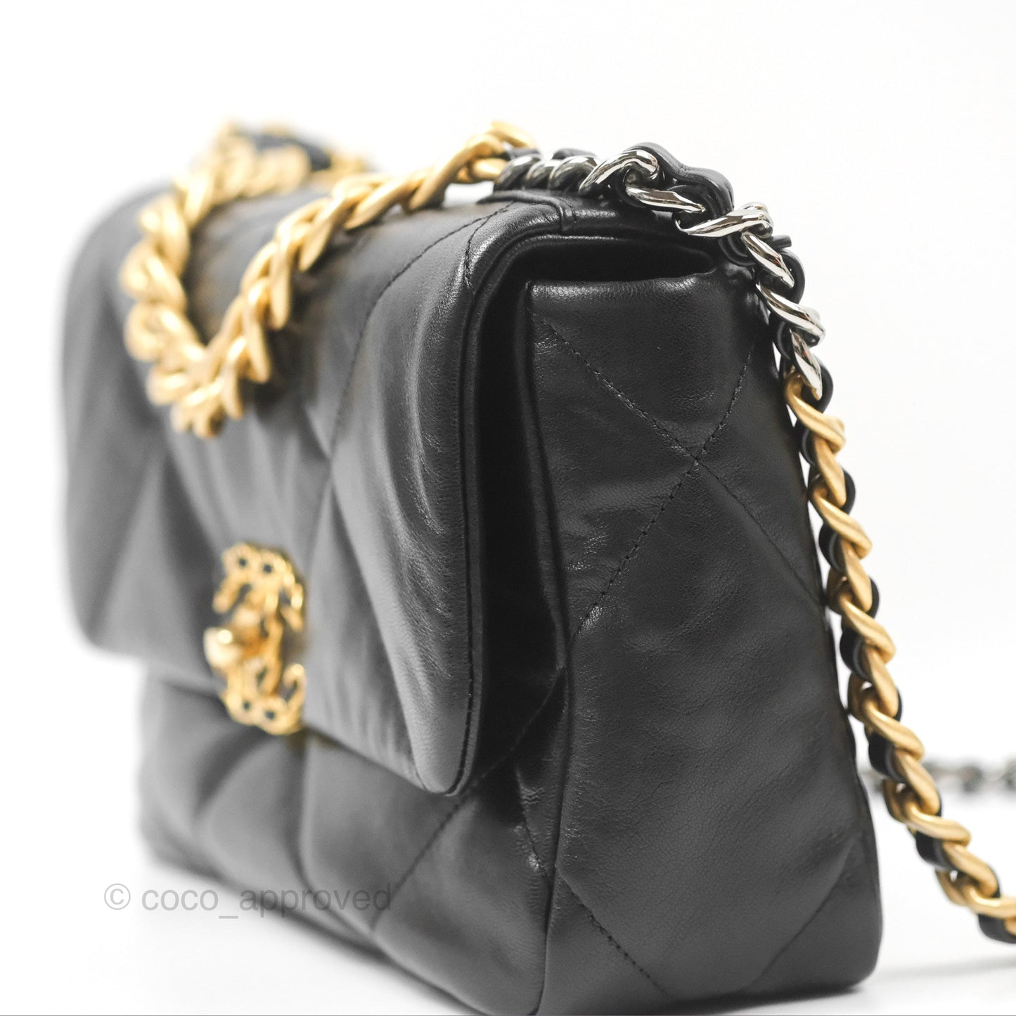 Chanel 19 Small Black Mixed Hardware
