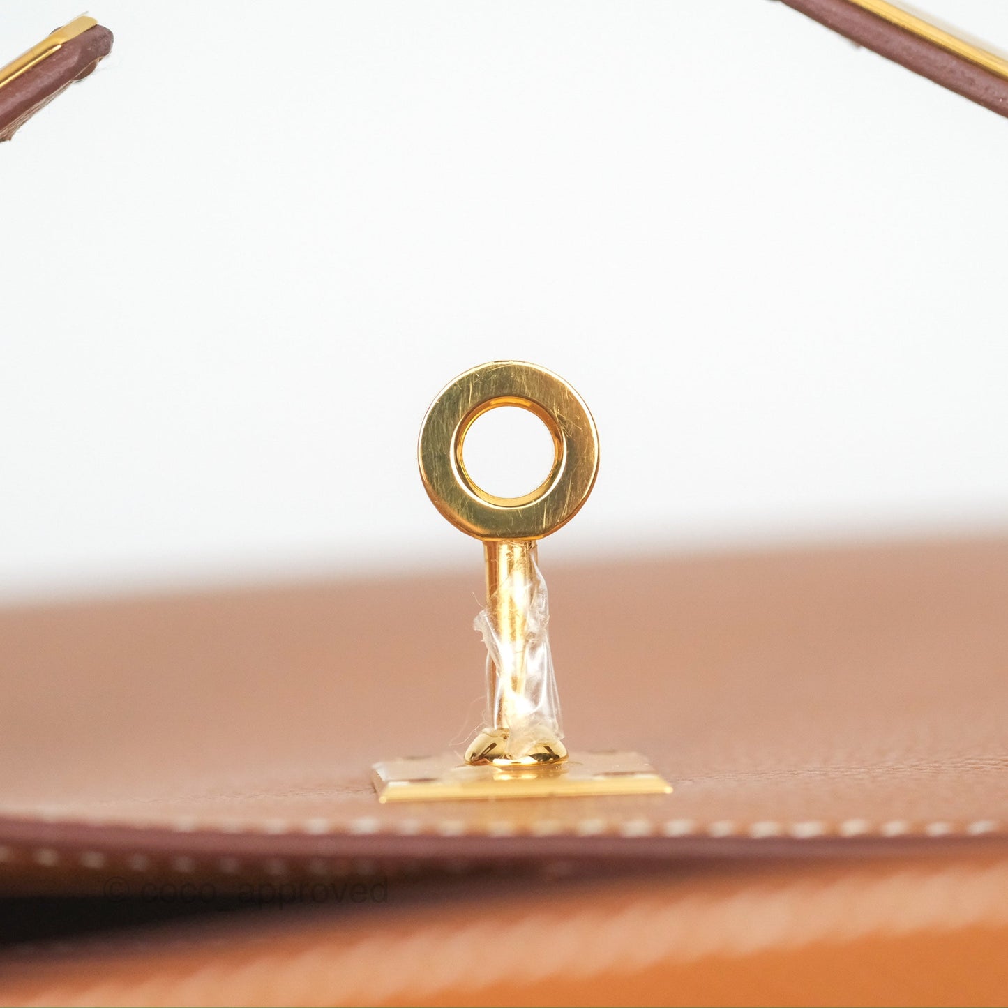 Hermès Kelly 25 Sellier Gold Epsom Gold Hardware