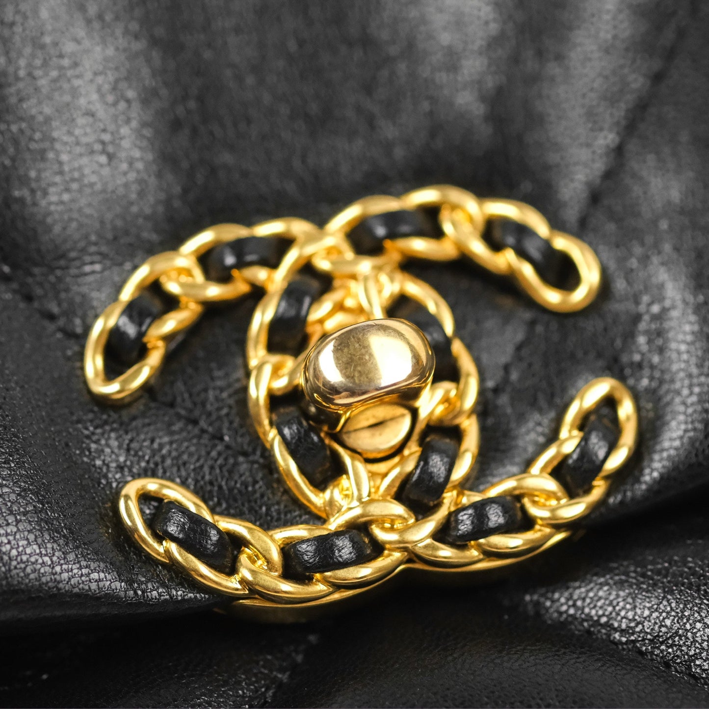 Chanel 19 Small Black Goatskin Mixed Hardware