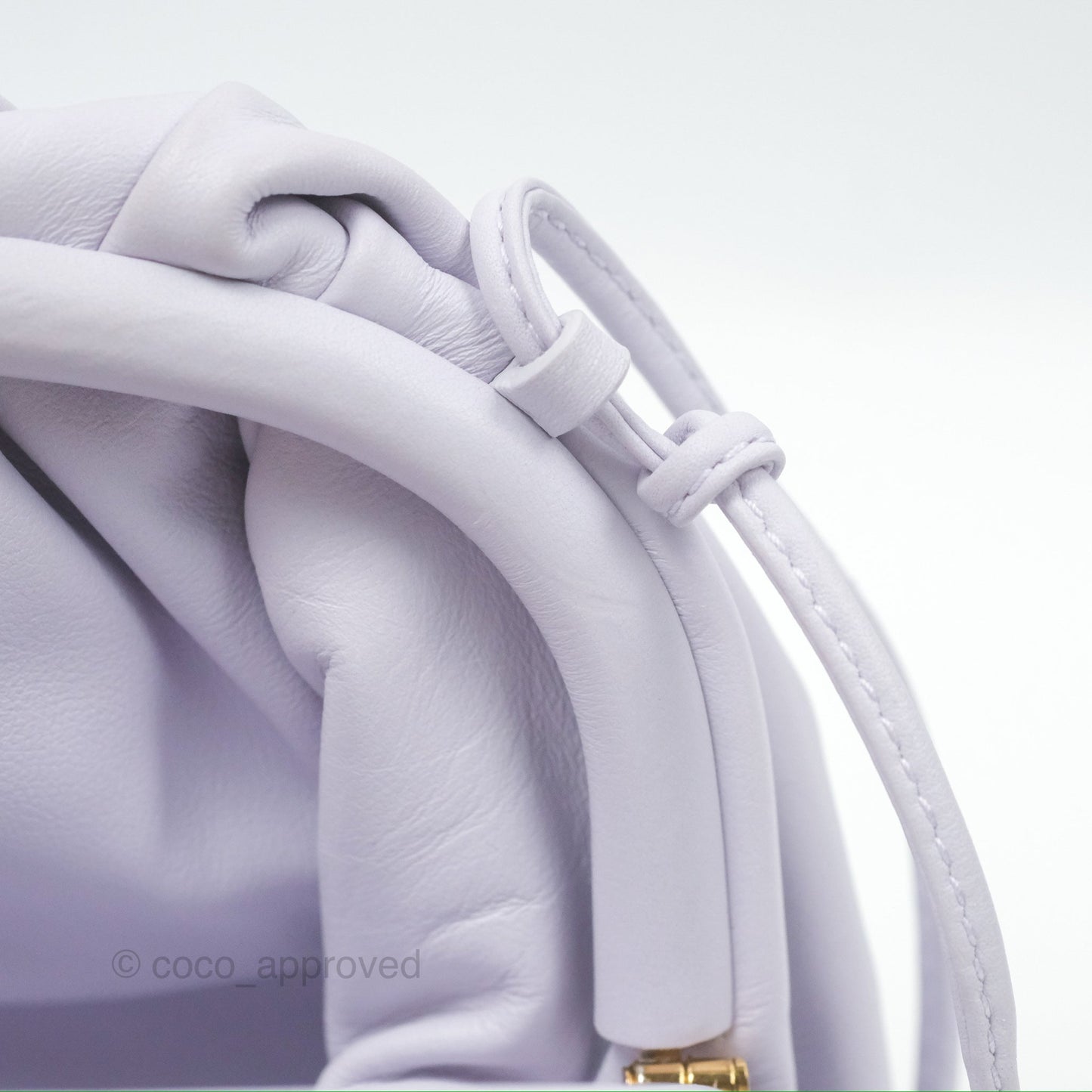 Bottega Veneta The Mini Pouch Mirth Washed Butter Calfskin