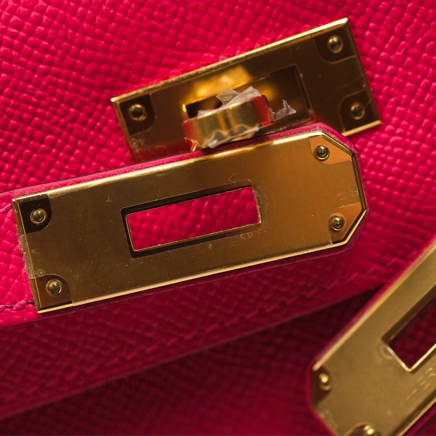 Hermès Kelly 28 Sellier Rose Extreme I6 Epsom Gold Hardware