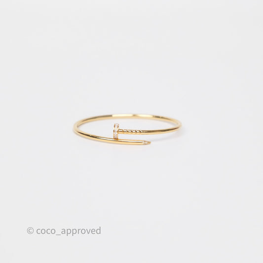 Cartier Small Juste Un Clou Bracelet 18K Yellow Gold Diamonds