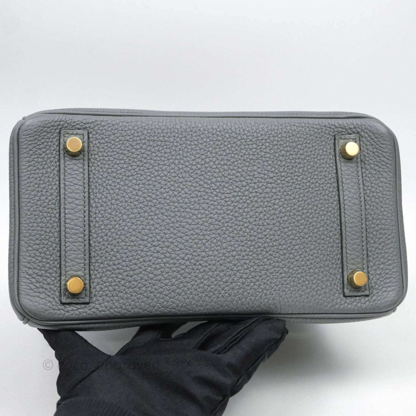 Hermes Birkin 25 Vert Amande Togo Gold Hardware