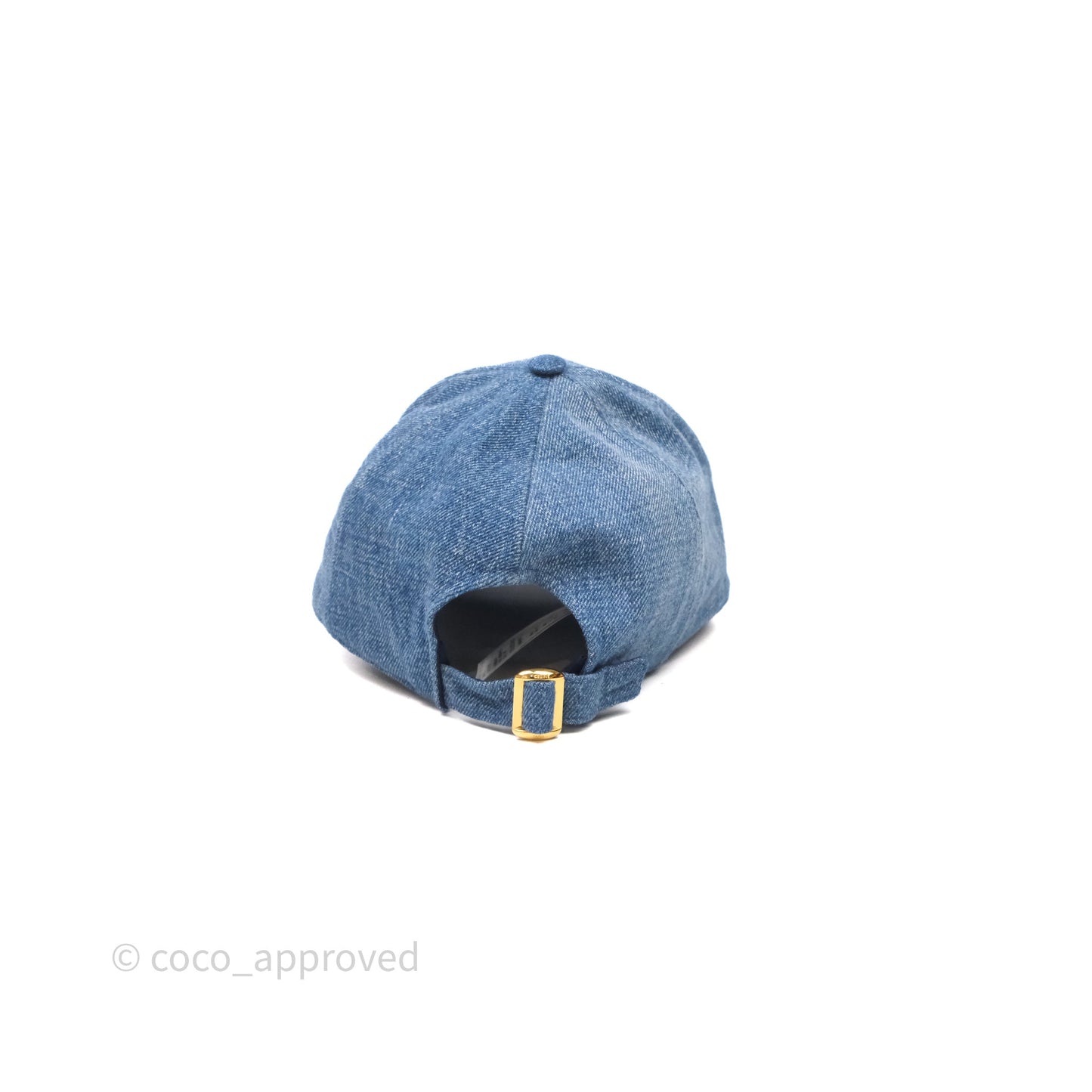 Celine Baseball Cap Cotton Triomphe Denim