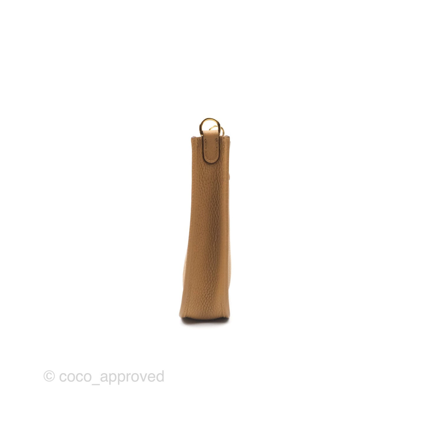 Hermès Mini Evelyne 16 Biscuit 48 Clemence Gold Hardware