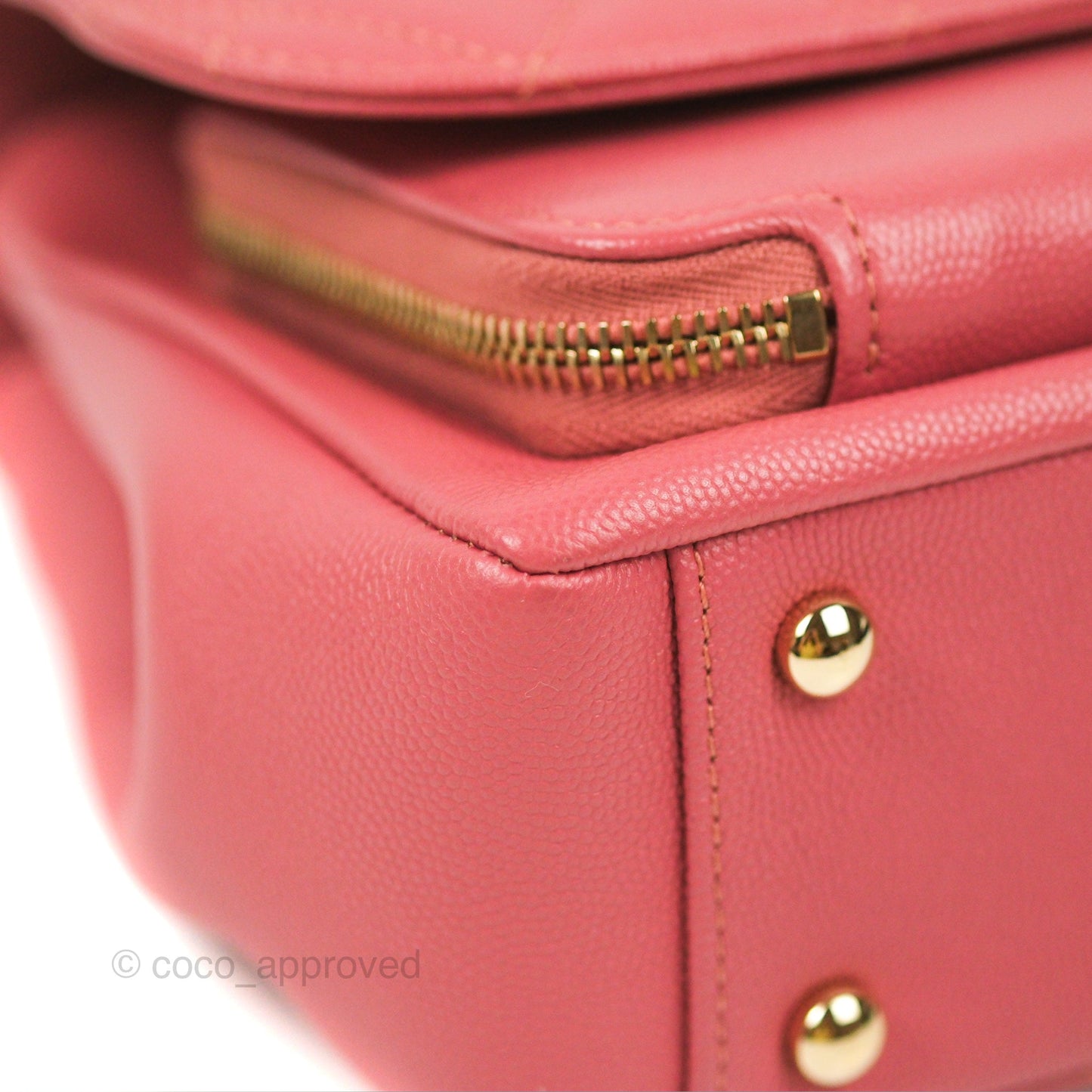 Chanel Quilted Medium Business Affinity Flap Pink Caviar Gold Hardware
