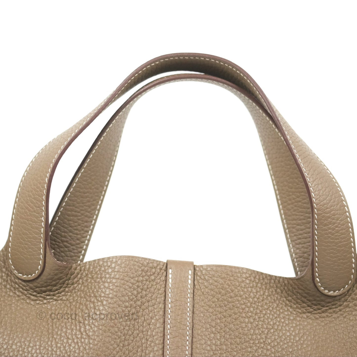 Hermès Picotin 22 Etoupe Clemence Gold Hardware