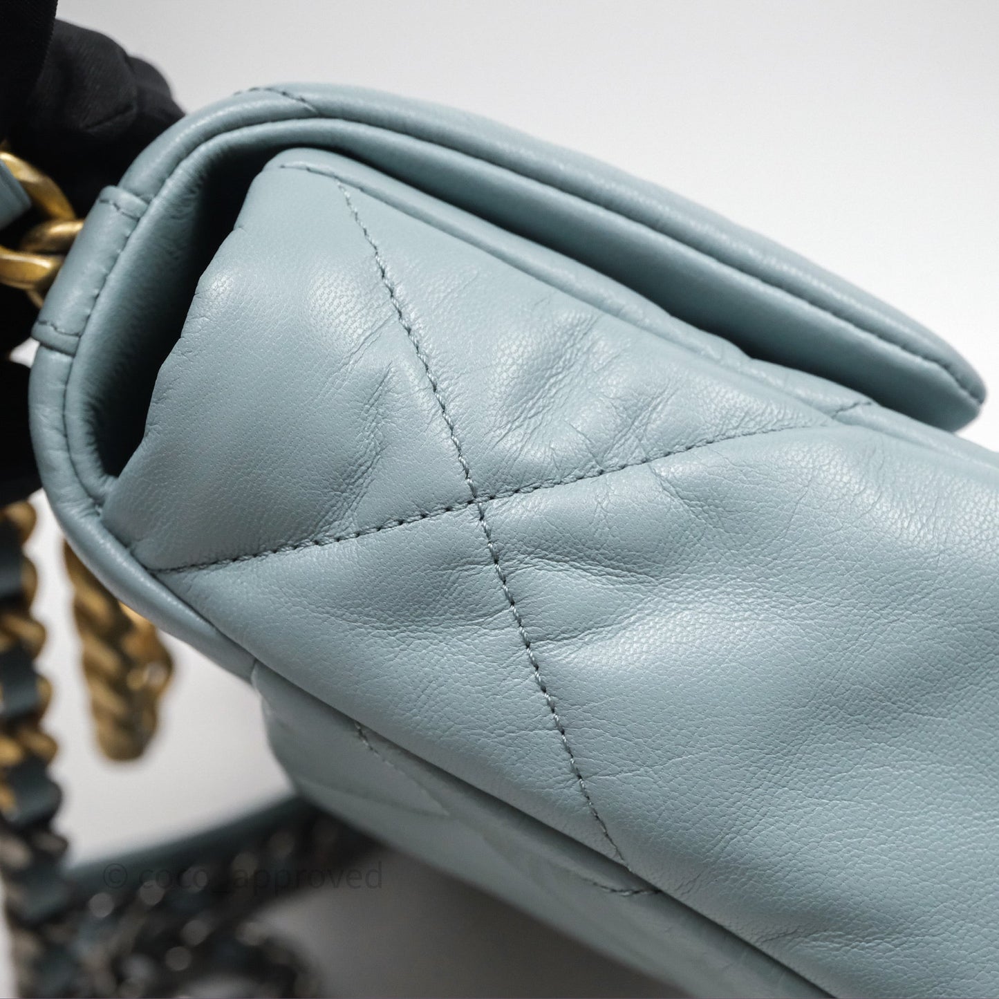 Chanel 19 Small Blue Mixed Hardware