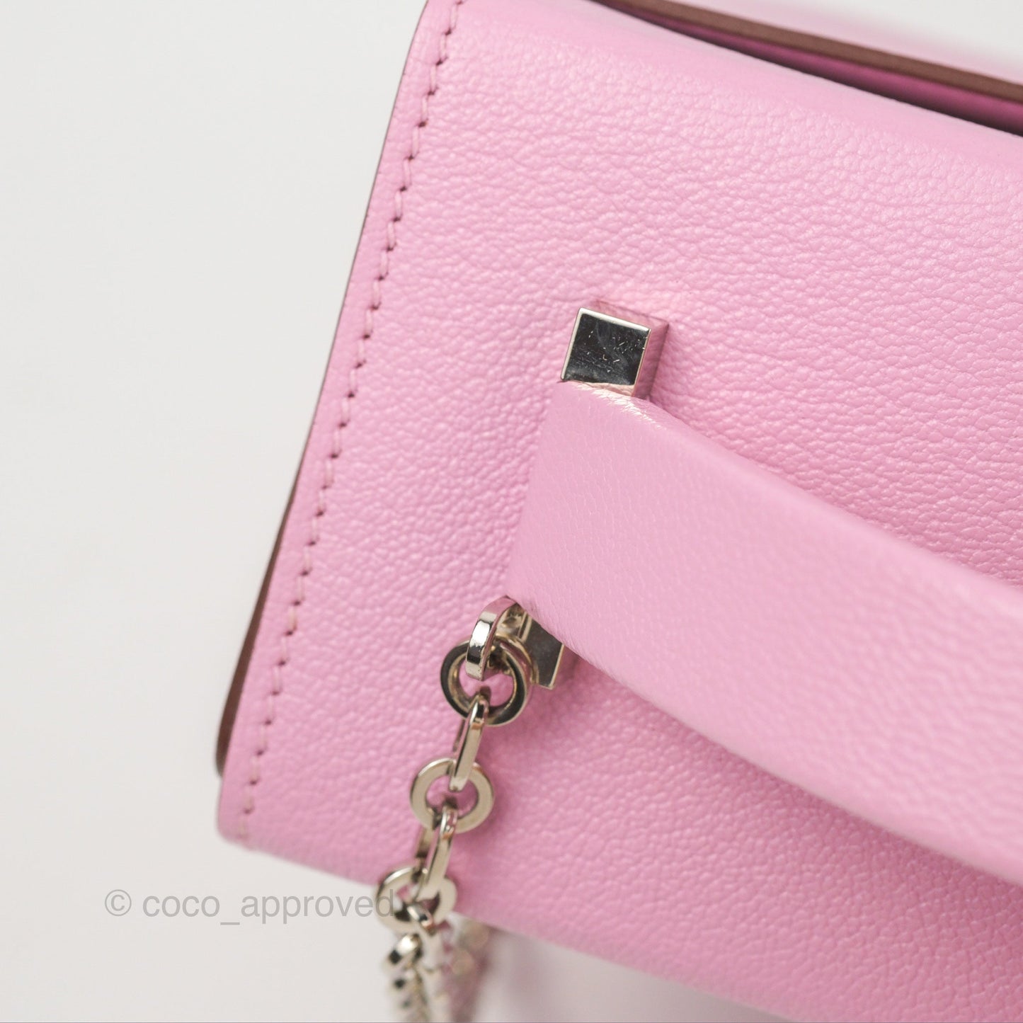 Hermès Cinhetic Box Bag Mauve Sylvestre Chevre Mysore Palladium Hardware