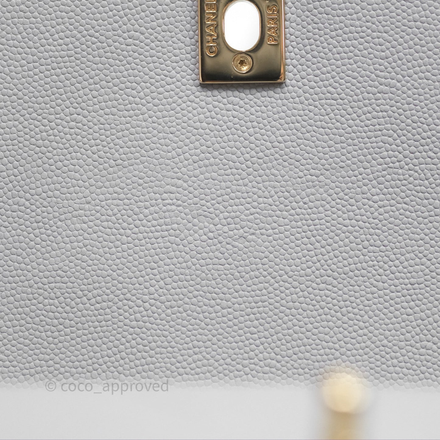 Chanel Quilted Medium Business Affinity Flap Grey Caviar Gold Hardware