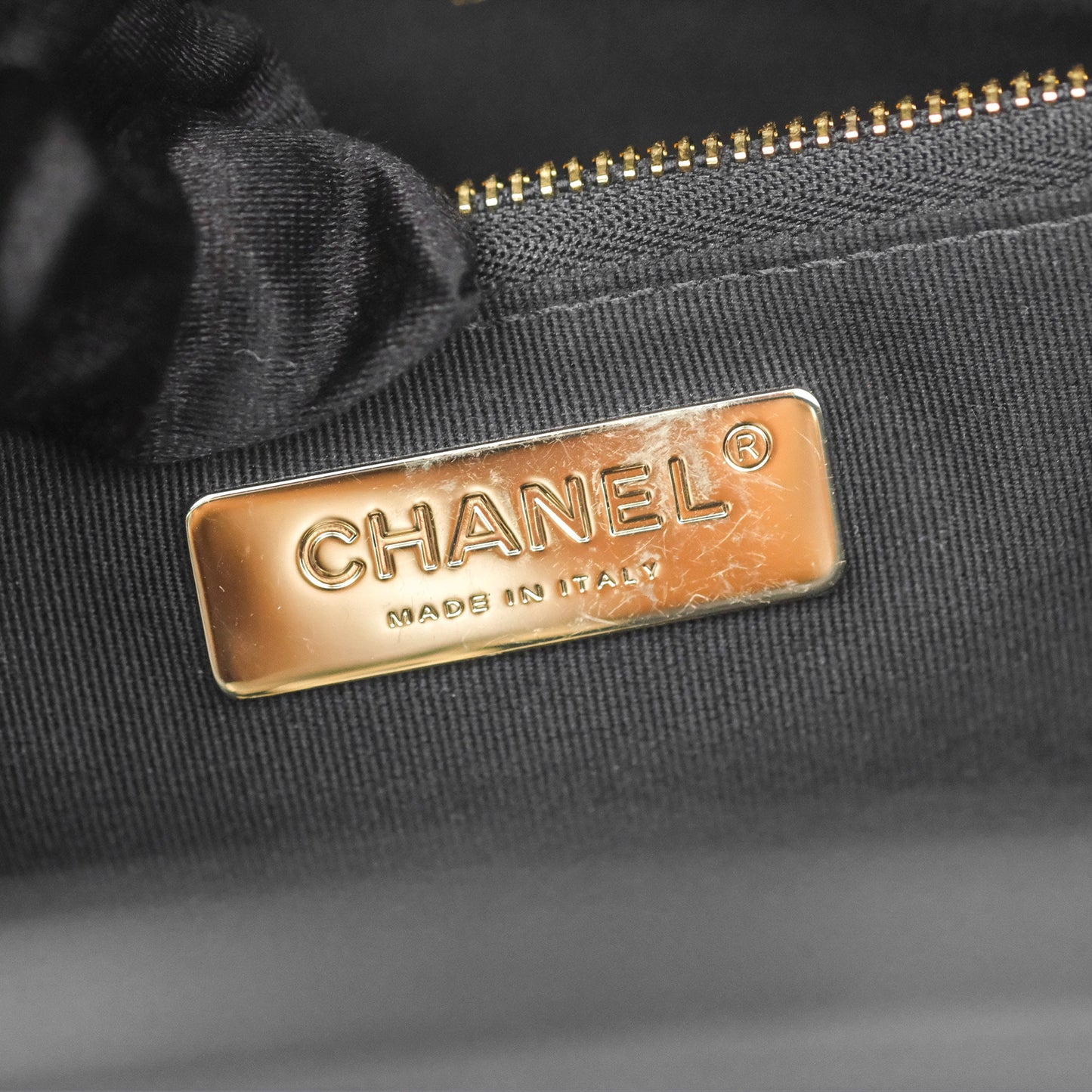 Chanel 31 Large Shopping Bag Black Calfskin Gold Hardware