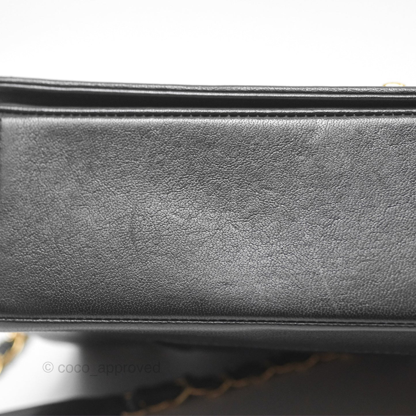 Chanel Mademoiselle Flap Bag Black Calfskin Gold Hardware