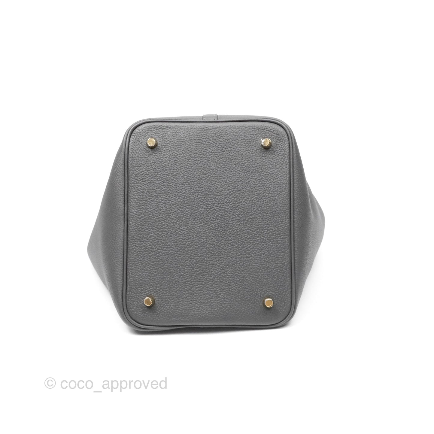 Hermès Picotin Lock 22 Graphite TM Gold Hardware