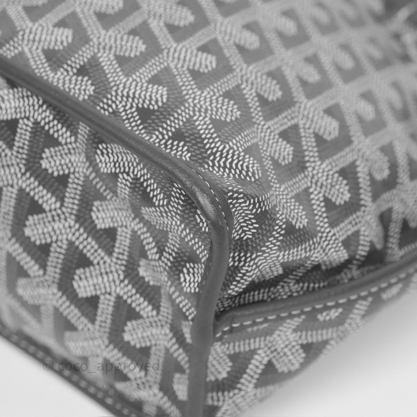 Goyard Anjou Mini Bag Goyardine Canvas Grey