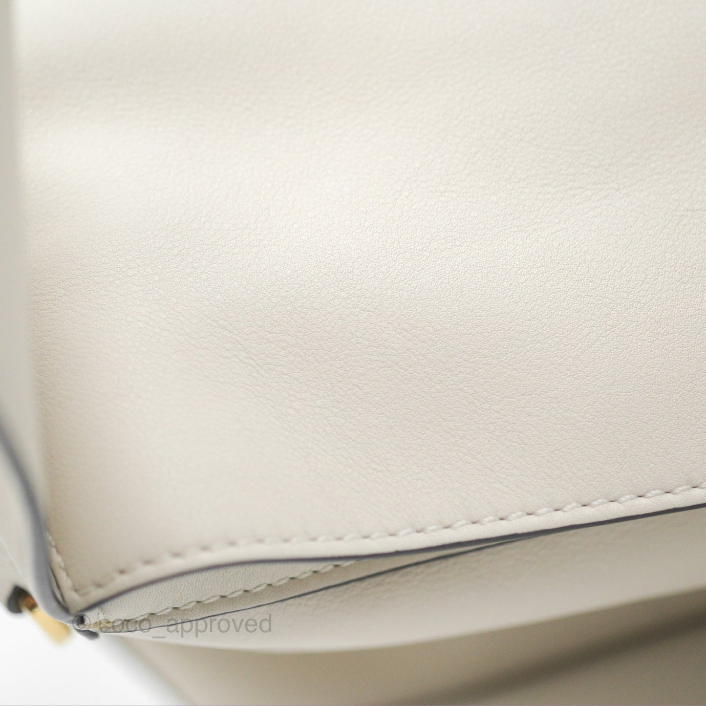 Loewe Puzzle Hobo Shoulder Bag Soft White Calfskin