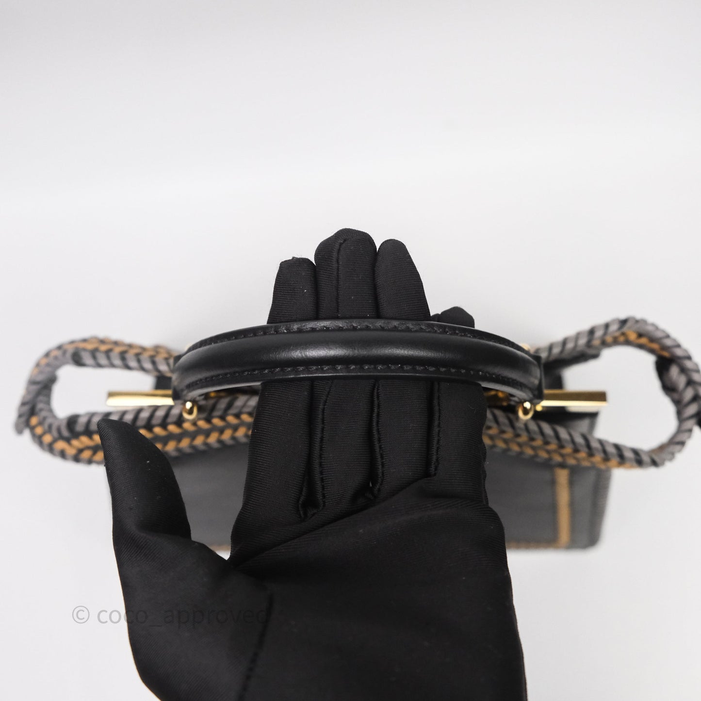 Fendi Small Peekaboo Iseeu Black/ Grey