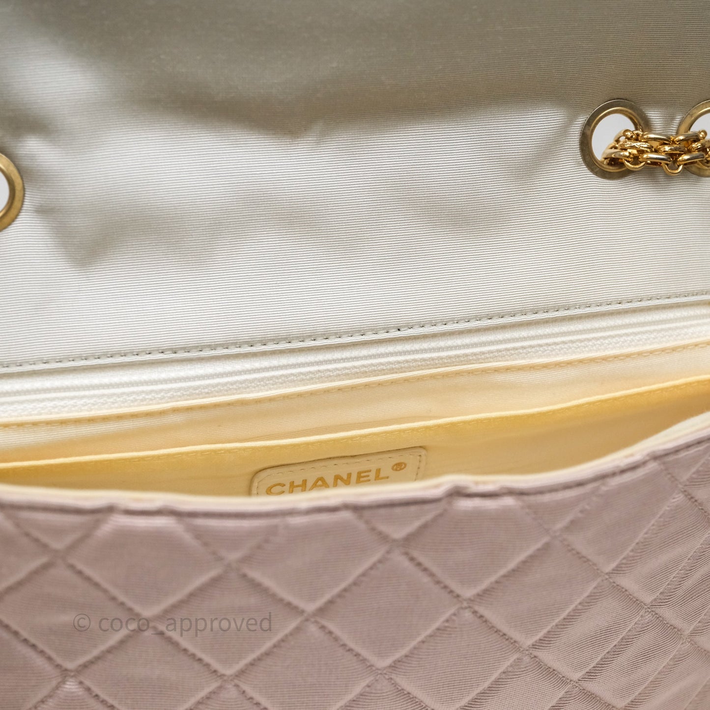 Chanel Reissue Flap Bag Tricolor Pastel Satin Aged Gold Hardware