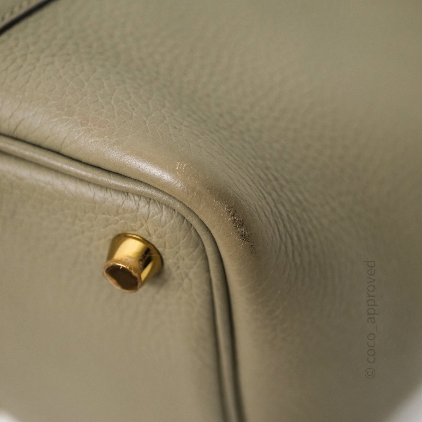 Hermès Picotin Lock 18 Q1 Sauge Clemence Gold Hardware