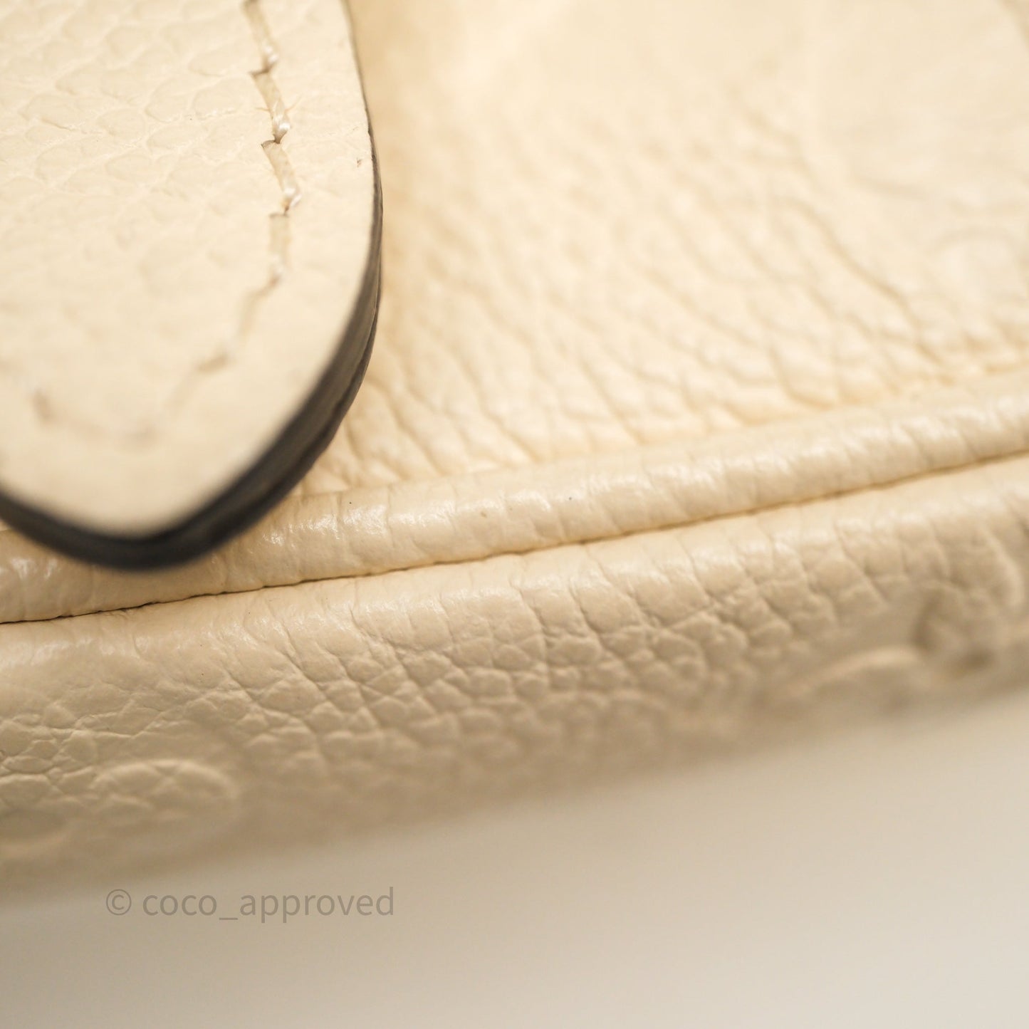 Louis Vuitton Diane Crème Beige Monogram Empreinte Leather