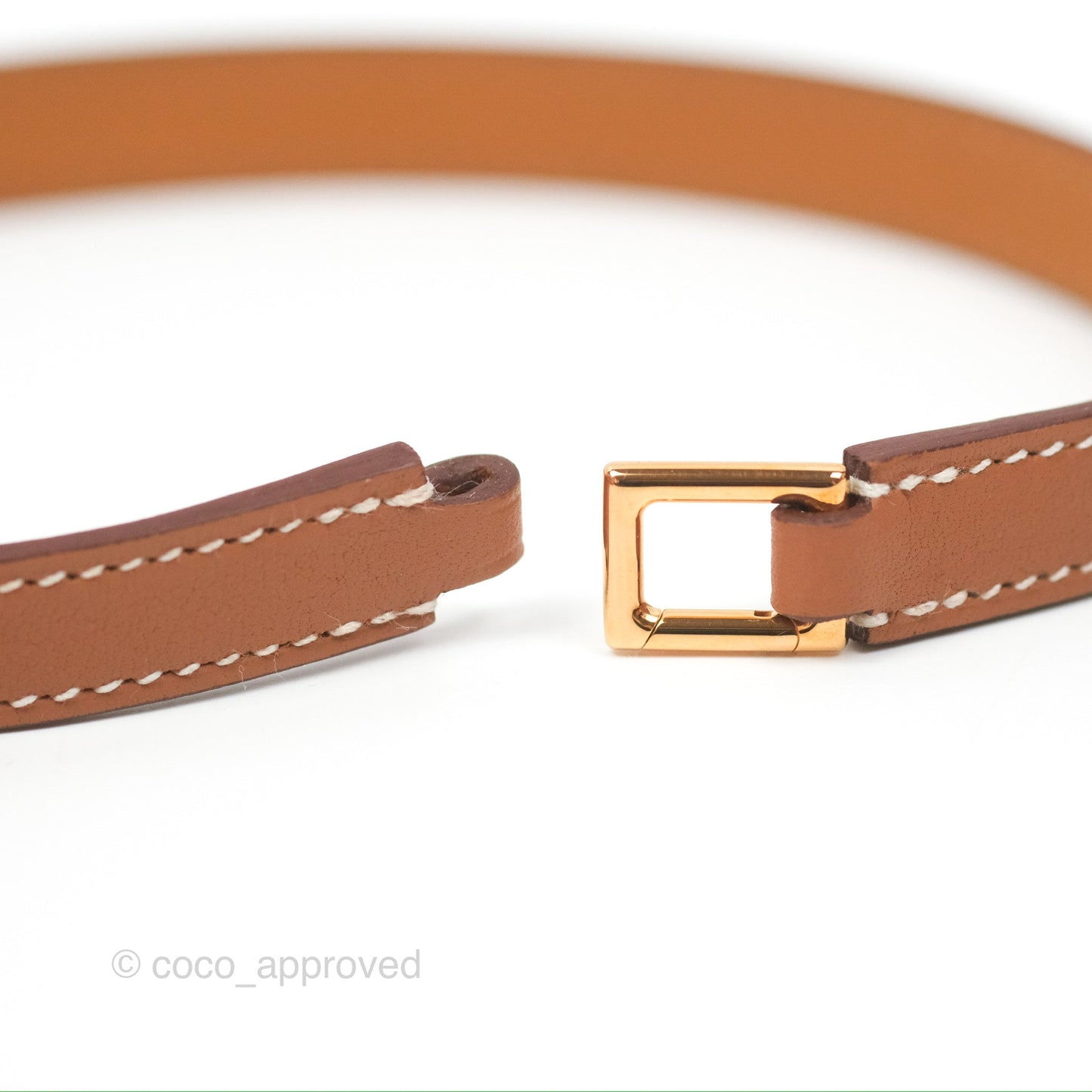 Hermès Rivale Double Tour Bracelet Gold Rose Gold Hardware