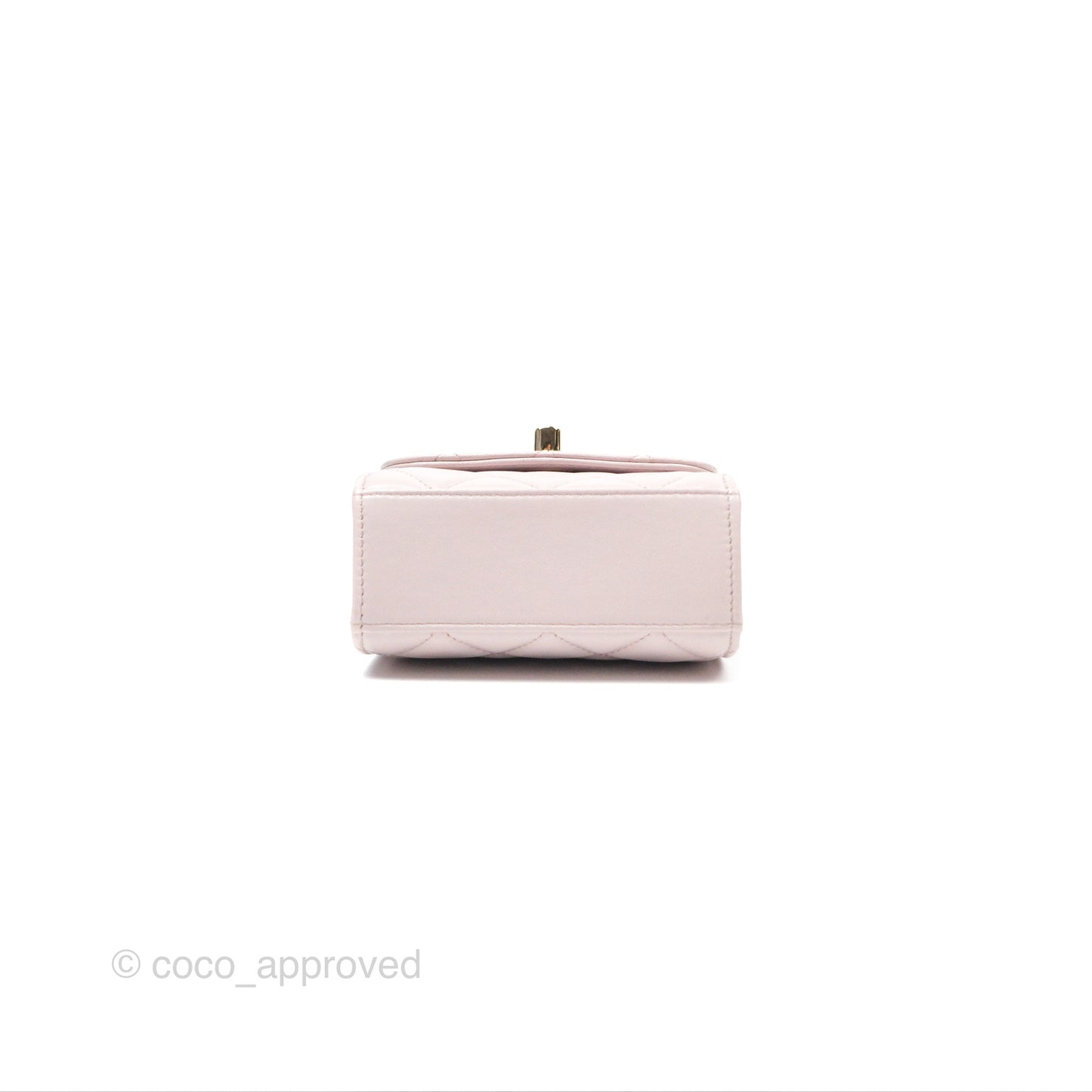 Chanel Mini Quilted Trendy CC Clutch With Chain Light Pink Lambskin Gold Hardware