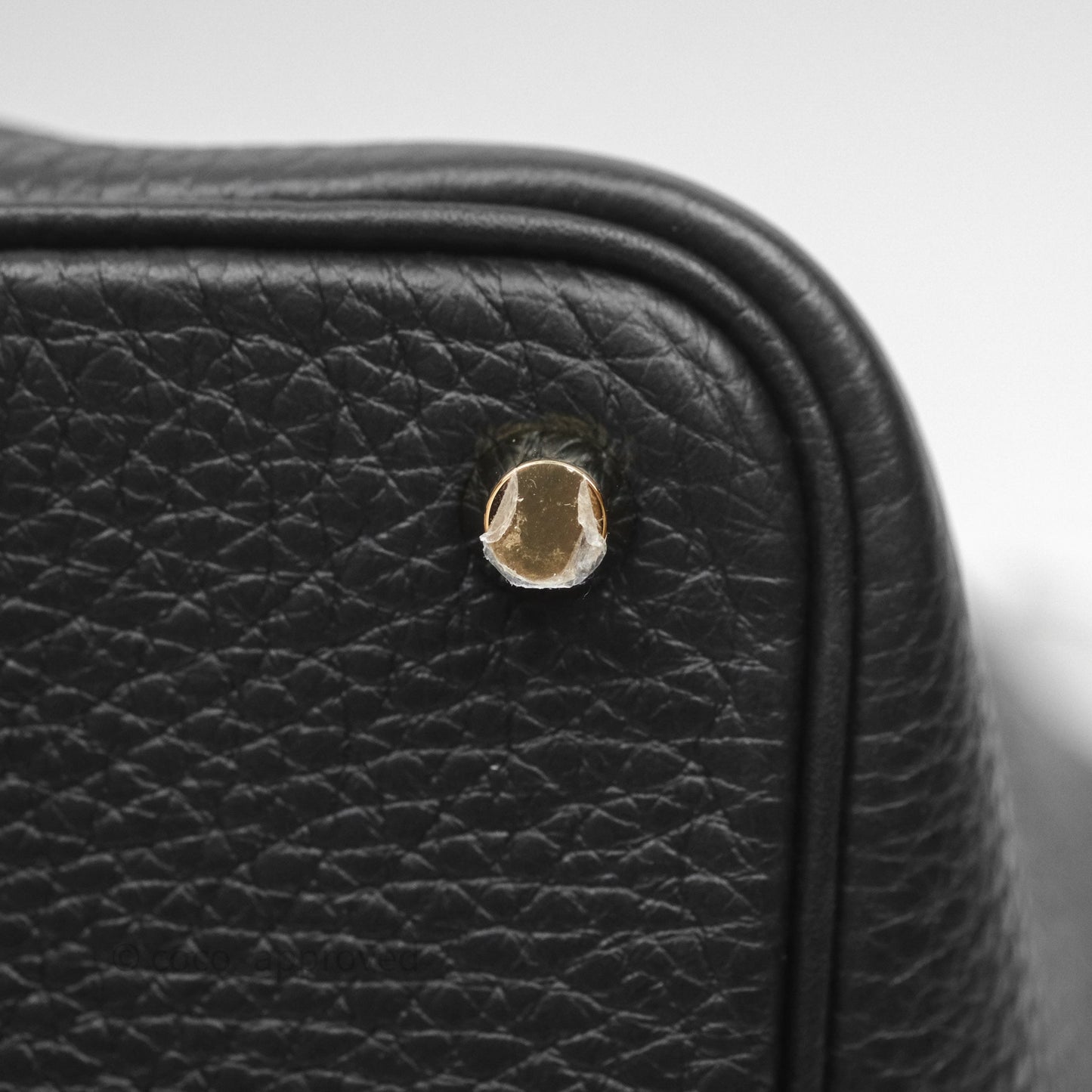 Hermès Picotin 18 Black Noir 89 Clemence Gold Hardware