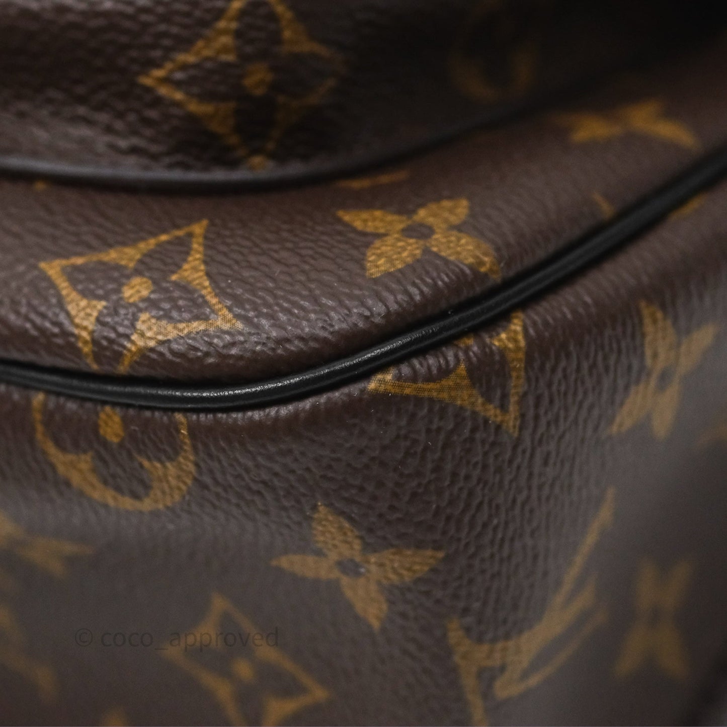 Louis Vuitton Passy Coated Canvas Monogram Gold Hardware
