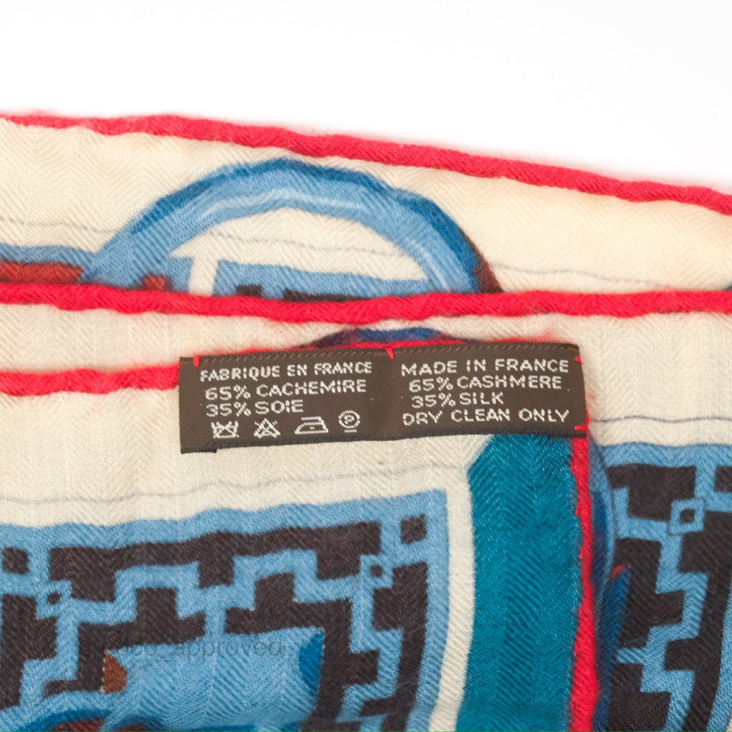 Hermes Collier de Chiens Scarf Shawl 140 Cashmere Silk