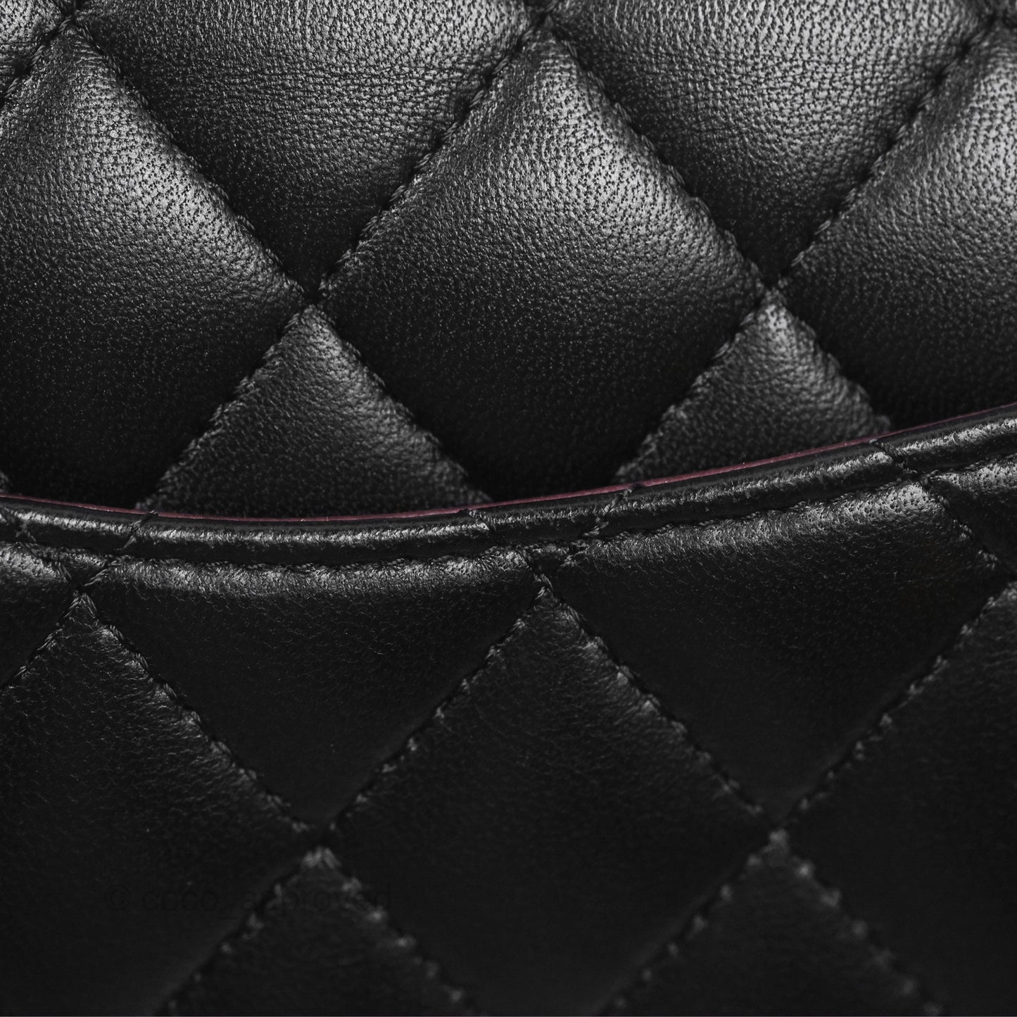 Chanel Small Classic Flap Quilted Black Lambskin Gold Hardware
