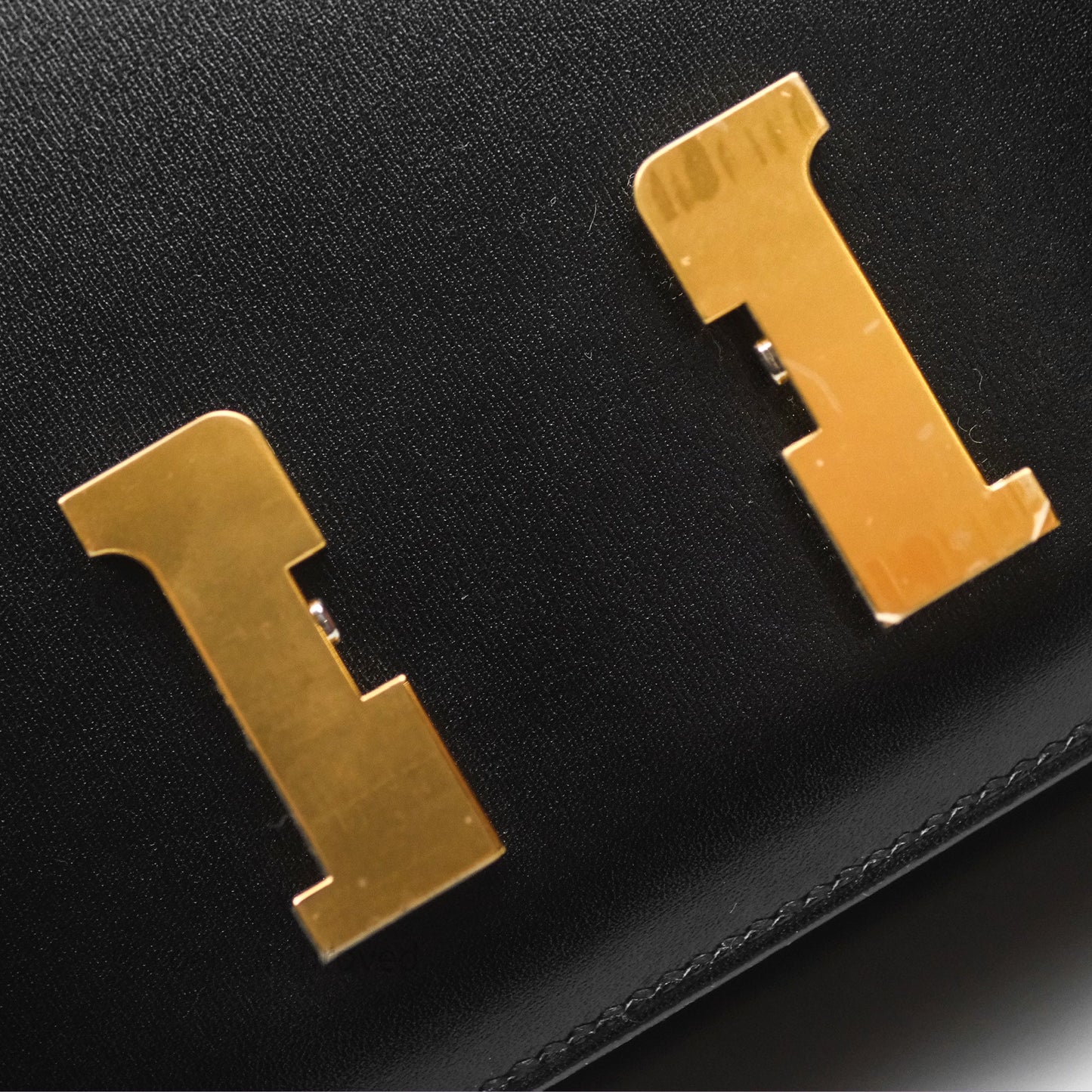 Hermès Constance Mini 18cm Mirror Black Noir 89 Box Leather Gold Hardware