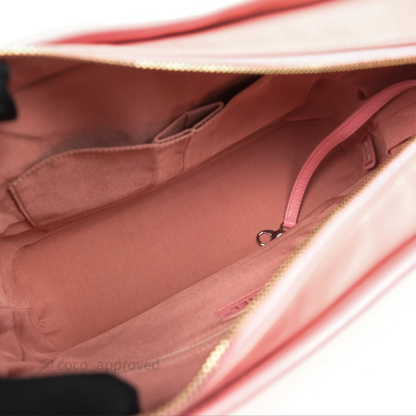Chanel Large Gabrielle Hobo Pink Aged Calfskin Mixed Hardware 19S