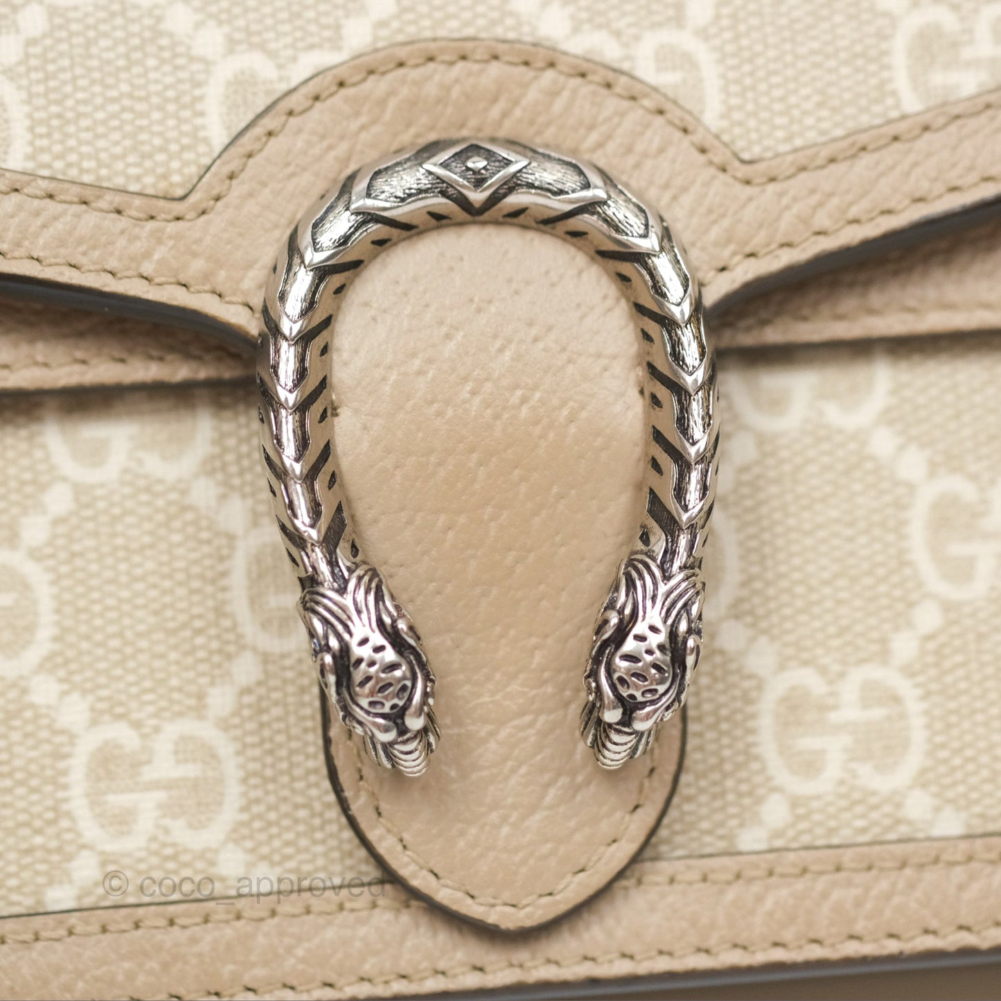 Gucci Dionysus GG Super Mini Crossbody Bag Ruthenium Hardware