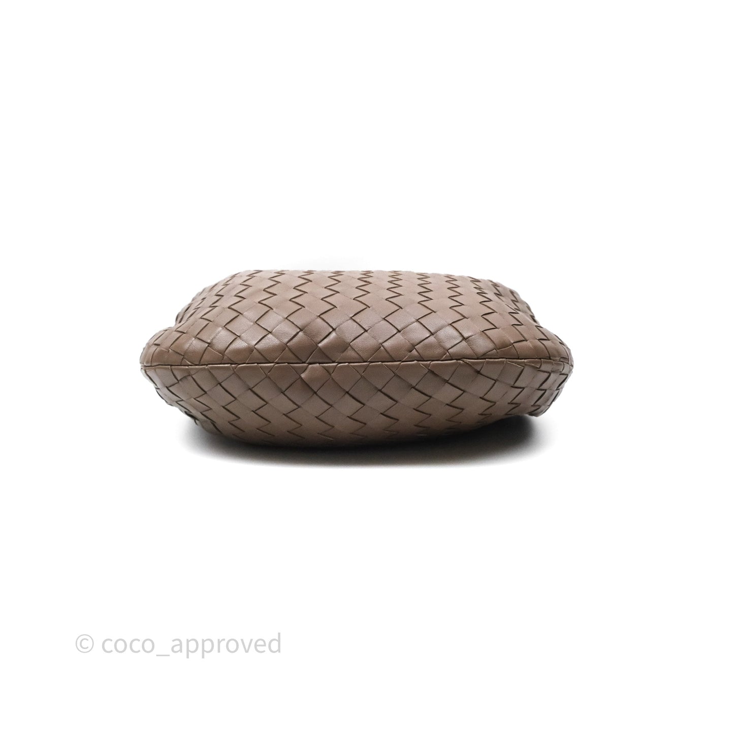 Bottega Veneta Small Jodie Bag Intrecciato Brown Lambskin Gold Hardware