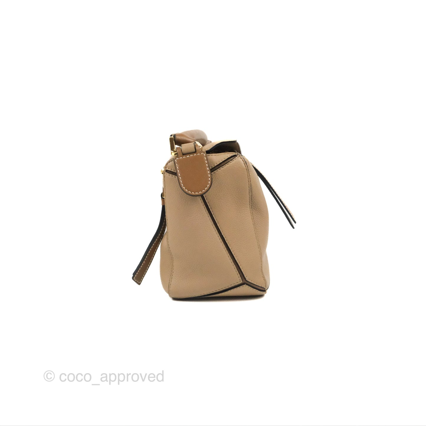 Loewe Small Puzzle Bag Sand Grained Calfskin