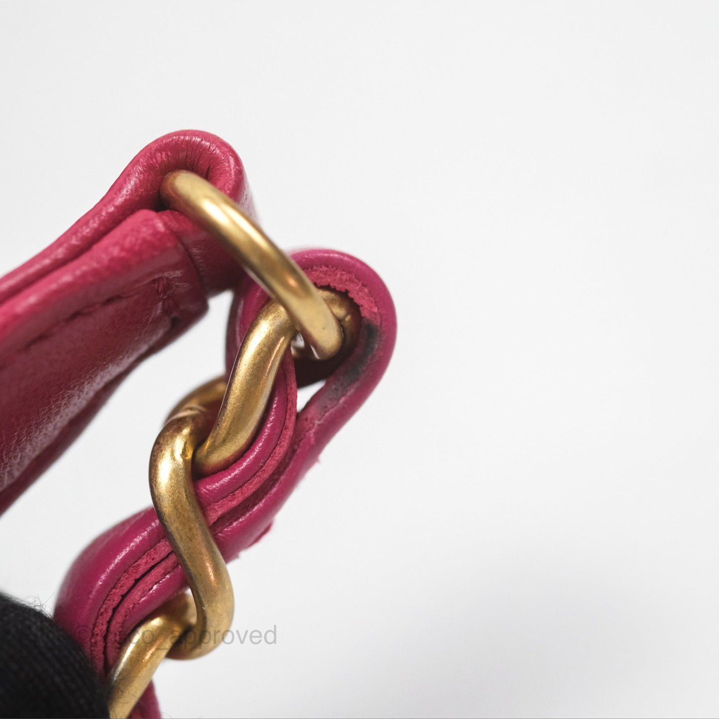 Chanel Diamond Lock CC Flap Bag Pink Lambskin Gold Hardware