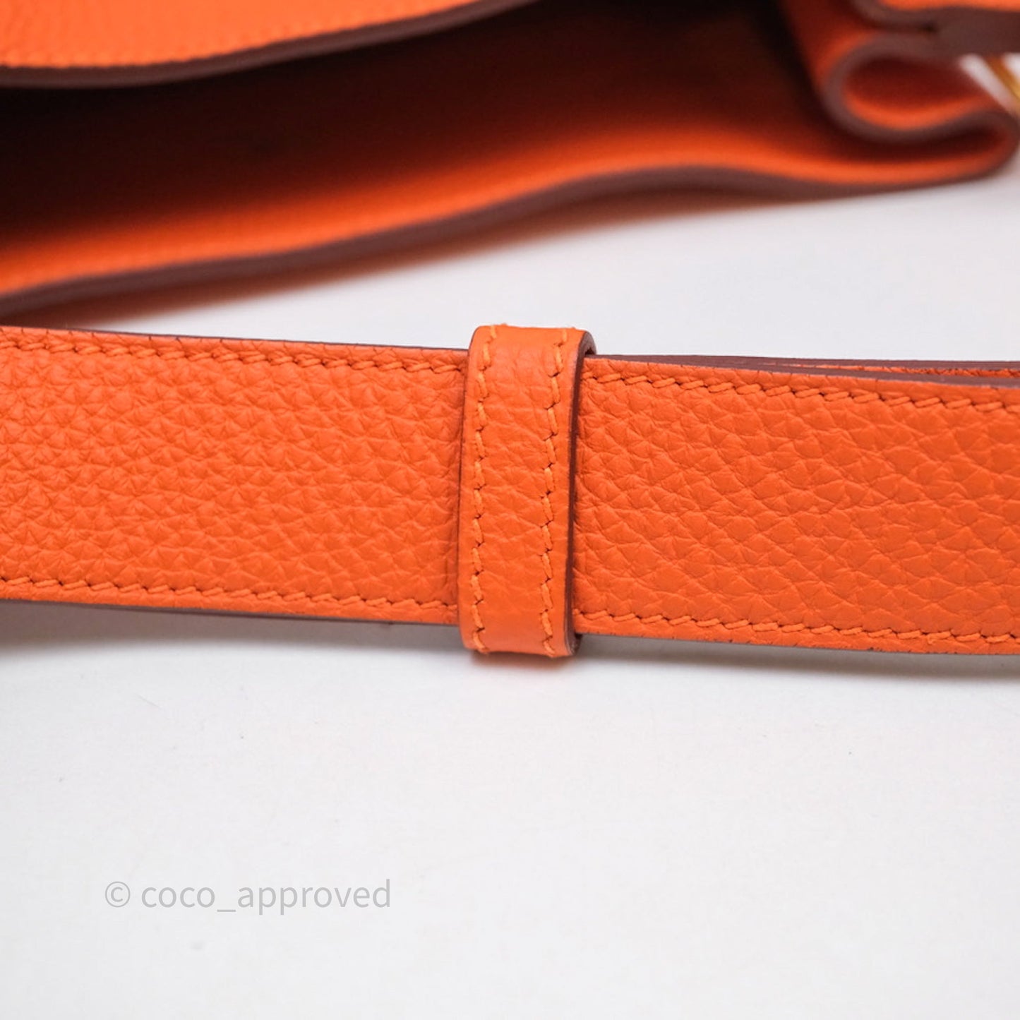Hermes Kelly So Orange Togo Gold Hardware