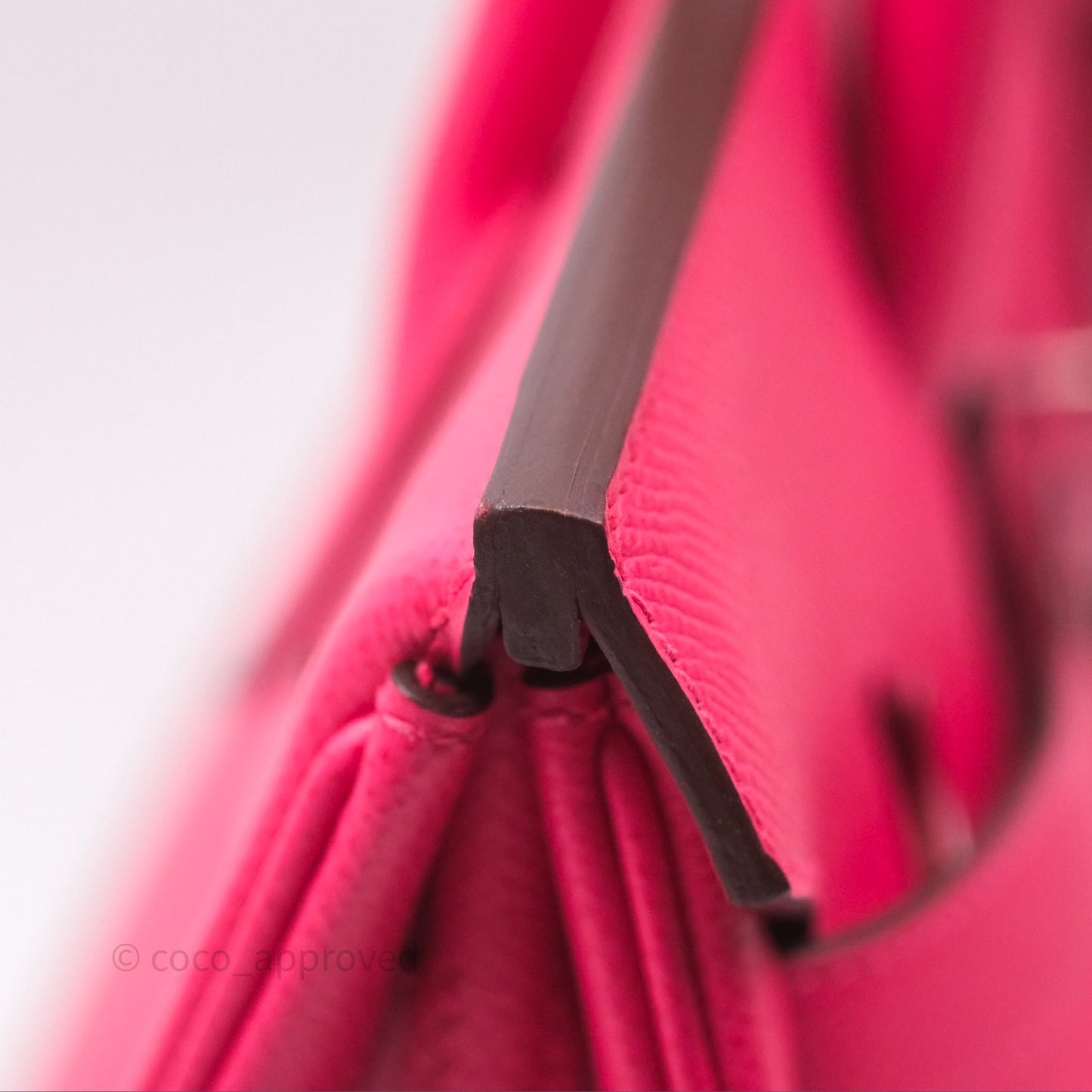 Hermès Birkin 30 Framboise 90 Epsom Palladium Hardware