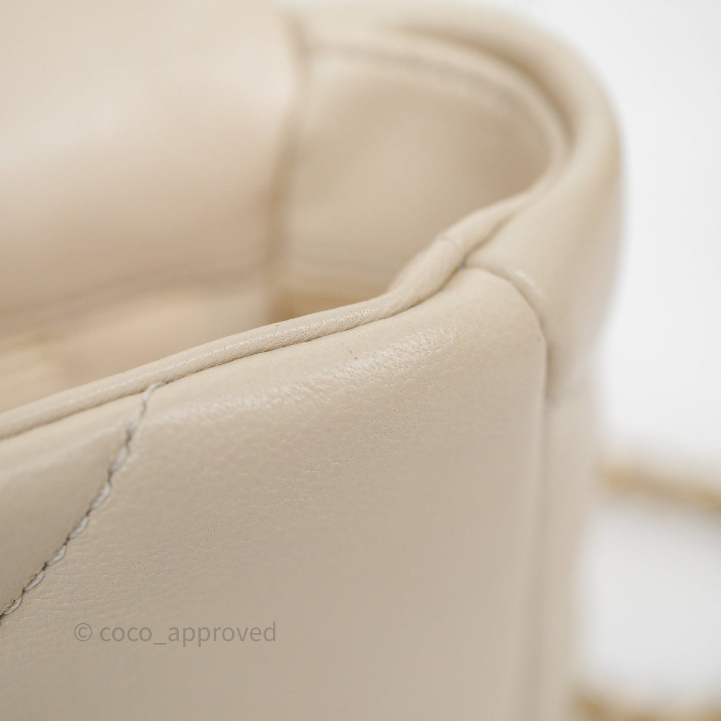 Chanel 19 Small Ivory Mixed Hardware