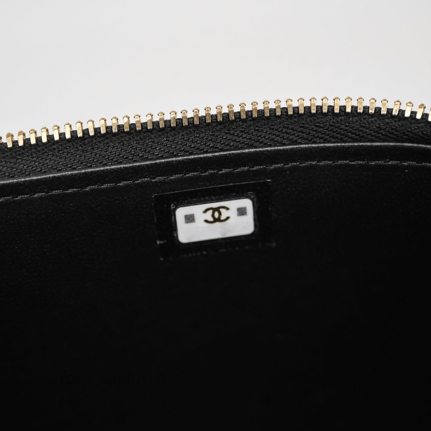 Chanel Top Handle Vanity Rectangular Black Lambskin Aged Gold Hardware