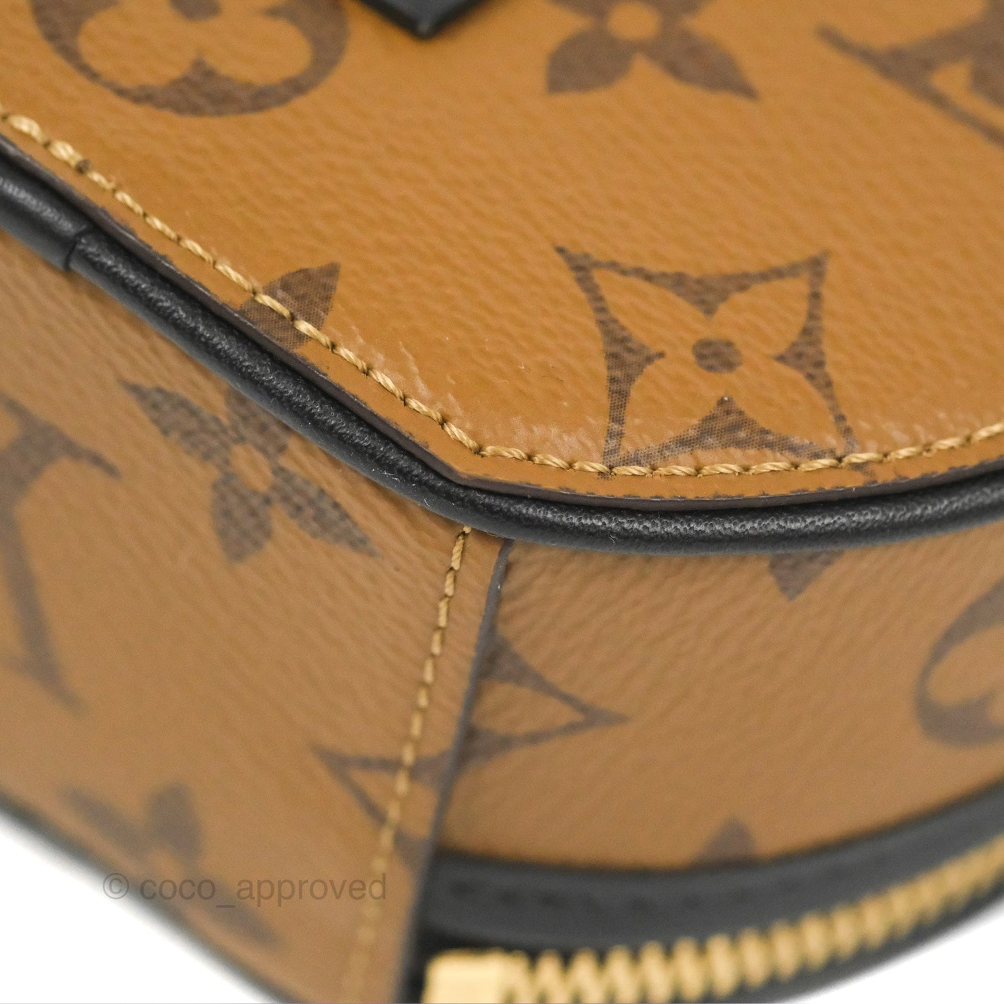 Louis Vuitton Mini Boîte Chapeau Monogram Reverse Canvas Black