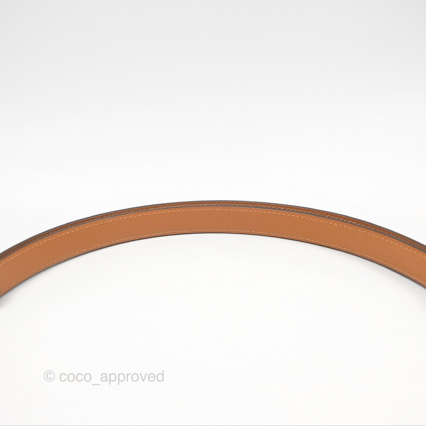 Hermès Epsom Kelly Buckle Belt Etoupe 18 Rose Gold Hardware