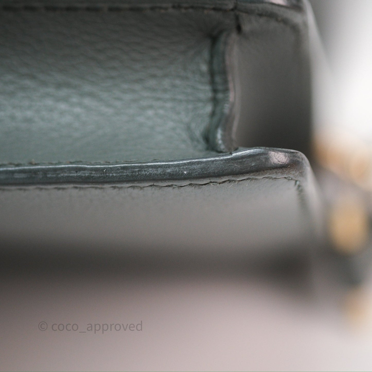 Hermès Roulis Mini 18 Vert Amancde 63 Evercolor Gold Hardware
